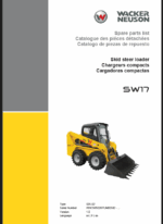 Wacker Neuson SW17 Skid Steer Loader Parts Manual