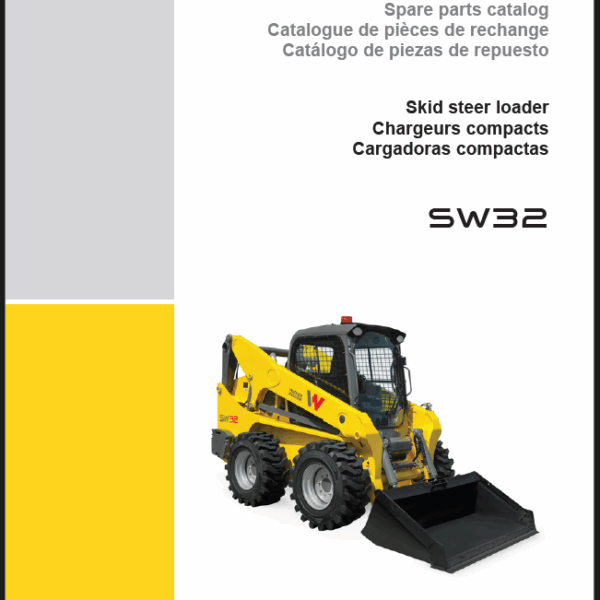 Wacker Neuson SW32 Skid Steer Loader Parts Manual