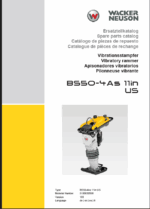 Wacker Neuson BS50-4As 11in US Vibratory Rammers Parts Manual