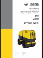 Wacker Neuson RT82-SC2 Roller Parts Manual