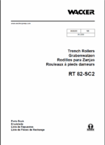 Wacker Neuson RT82-SC2 Trench Roller Parts Manual
