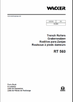 Wacker Neuson RT560 Trench Roller Parts Manual