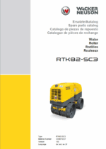 Wacker Neuson RTK82-SC3 Roller Parts Manual