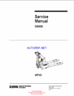 Clark WP45 Palletjack Service Manual (SM698)