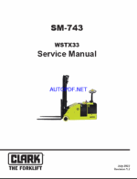 Clark WSTX33 Service Manual (SM743)