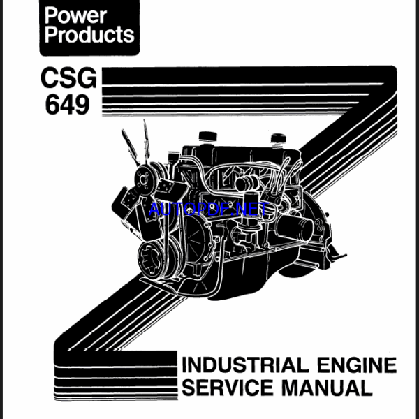 Ford CSG649 Industrial Engine Service Manual