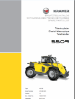 Wacker Neuson TH955 5509 Telehandler Parts Manual