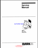 Clark PT5, PT7, PTT5, PTT7 Service Manual (SM577)