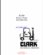 Clark IC102 Power Train Introduction Forklift Technical Training (IC102)
