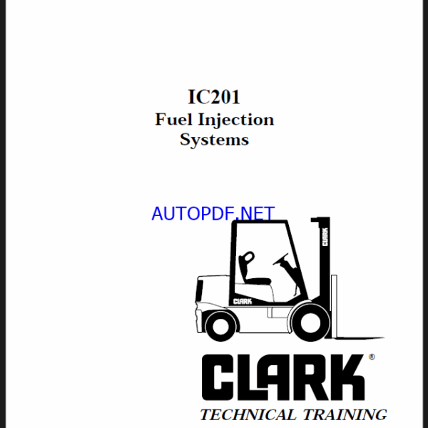 Clark IC201 Fuel Injection Systems Technical Training (IC201)