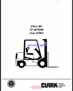 Clark IT60, IT70, IT80 Forklift Planned Maintenance and Adjustment Procedures Manual (PMA387)