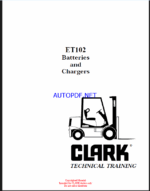 Clark ET102 Batteries and Chargers Technical Training (ET102)