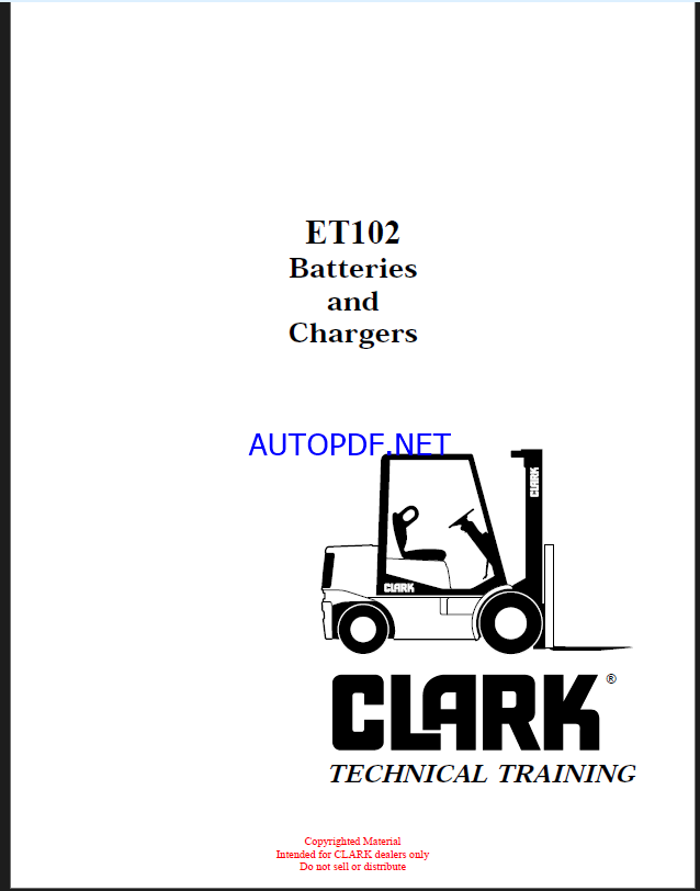Clark ET102 Batteries and Chargers Technical Training (ET102)