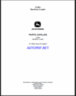 John Deere 310SJ Backhoe Loader Parts Catalog (PC10068)