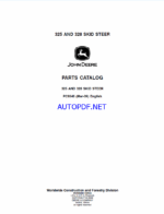 John Deere 325 AND 328 SKID STEER Parts Catalog