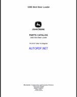 John Deere 326D Skid Steer Loader Parts Catalog
