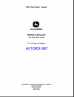 John Deere 332D Skid Steer Loader Parts Catalog