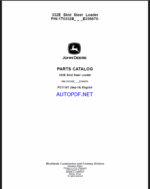John Deere 332E Skid Steer Loader Parts Catalog (PC11187)