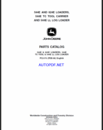 John Deere 544E AND 624E LOADERS, 544E TC TOOL CARRIER AND 544E LL LOG LOADER Parts Catalog