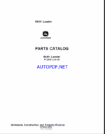 John Deere 644H Loader Parts Catalog