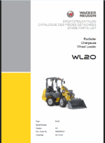 Wacker Neuson WL20 Loader Parts Manual