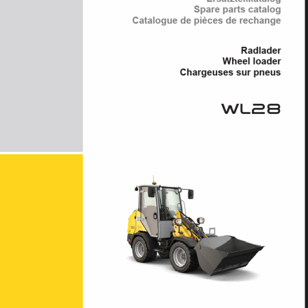Wacker Neuson WL28 Wheel Loader Parts Manual
