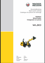 Wacker Neuson WL30 Wheel Loader Parts Manual