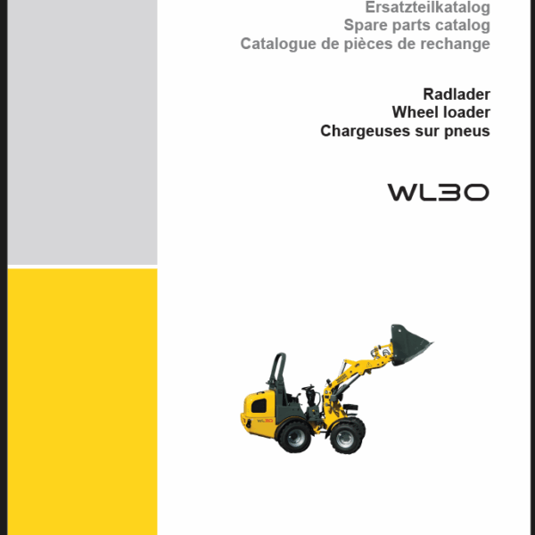 Wacker Neuson WL30 Wheel Loader Parts Manual