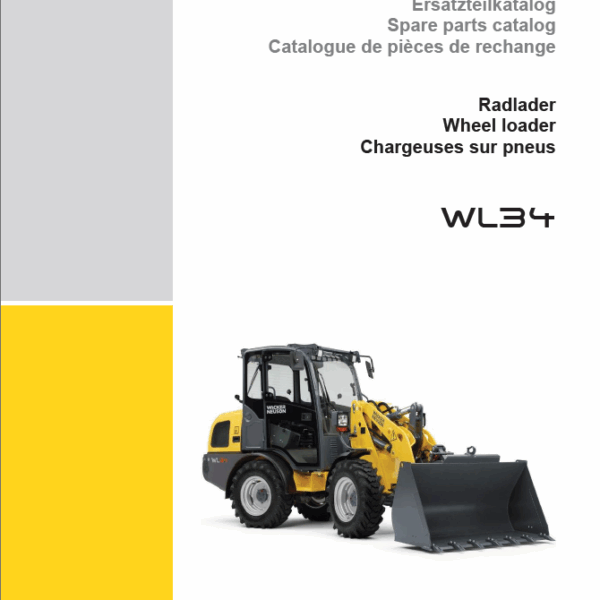 Wacker Neuson WL34 Wheel Loader Parts Manual