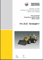 Wacker Neuson WL52 Stage V Wheel Loader Parts Manual