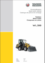 Wacker Neuson WL38 Wheel Loader Parts Manual