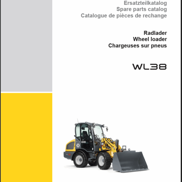 Wacker Neuson WL38 Wheel Loader Parts Manual