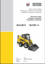 Wacker Neuson SW20 S05-4 Skid Steer Loader Parts Manual