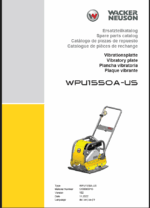 Wacker Neuson WPU1550A-US Vibratory Plates Parts Manual