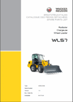 Wacker Neuson WL57 Loader Parts Manual