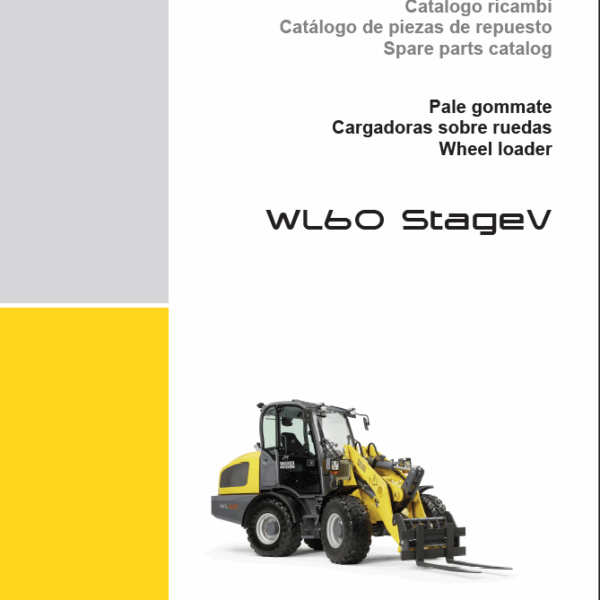 Wacker Neuson WL60 Stage V Wheel Loader Parts Manual
