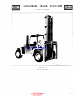 Clark C500-Y1625D-1, C500-Y2030D-1 Forklift Operators Manual (O-300)