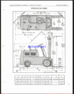 Clark Carloader D Maintenance Manual (Code 8A)