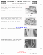 Clark Clarklift IT40B Forklift Planned Maintenance and Adjustment Procedures Manual (PMA366)