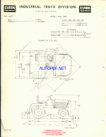 Clark Clarktor CTA 40C Tow Tractor Maintenance Manual and Parts Book (G125A)