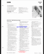 Clark Clarktor CTA20, CTA30, CTA40, CTA50E, CTA6 20, CTA6 30, CTA6 40, CTA6 50E, CTAE30, CTAE40, CTAE50 Tow Tractor Gas Models Overhaul Instructions (OH438)