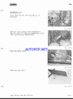 Clark CTA30, CTA40, CTA50D Forklift Planned Maintenance and Adjustment Procedures Manual (PMA343)