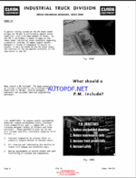 Clark Y235 LPG Forklift Planned Maintenance and Adjustment Procedure Manual (PMA441)