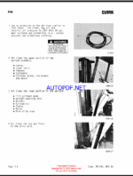 Clark TM12-25 36Volt EV-100 Supplament Service Manual (SM555)