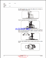 Clark OP15X Order Picker Service Manual (SM714)