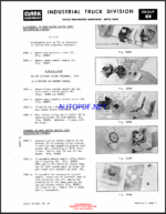 Clark NP and NS300 Forklift Overhaul Manual (OH437)