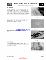 Clark NP500 EV1 Control Planned Maintenance and Adjustment Procedures Manual (PMA424)