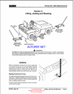 Clark DT30E, DT50E, DT60E Diesel Towing Tractors