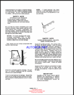 Clark E357 Forklift Service Manual (SM548)
