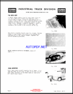 Clark EC 500Y 60-70 72 Volt Forklift Planned Maintenance and Adjustment Procedures Manual (PMA399)